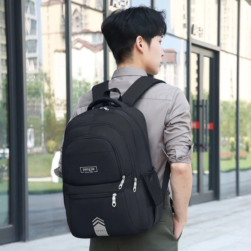 

2024 новый простой вместительный студенческий Водонепроницаемый школьный ранец для отдыха на открытом воздухе Универсальный женский дорожный рюкзак для хранения
