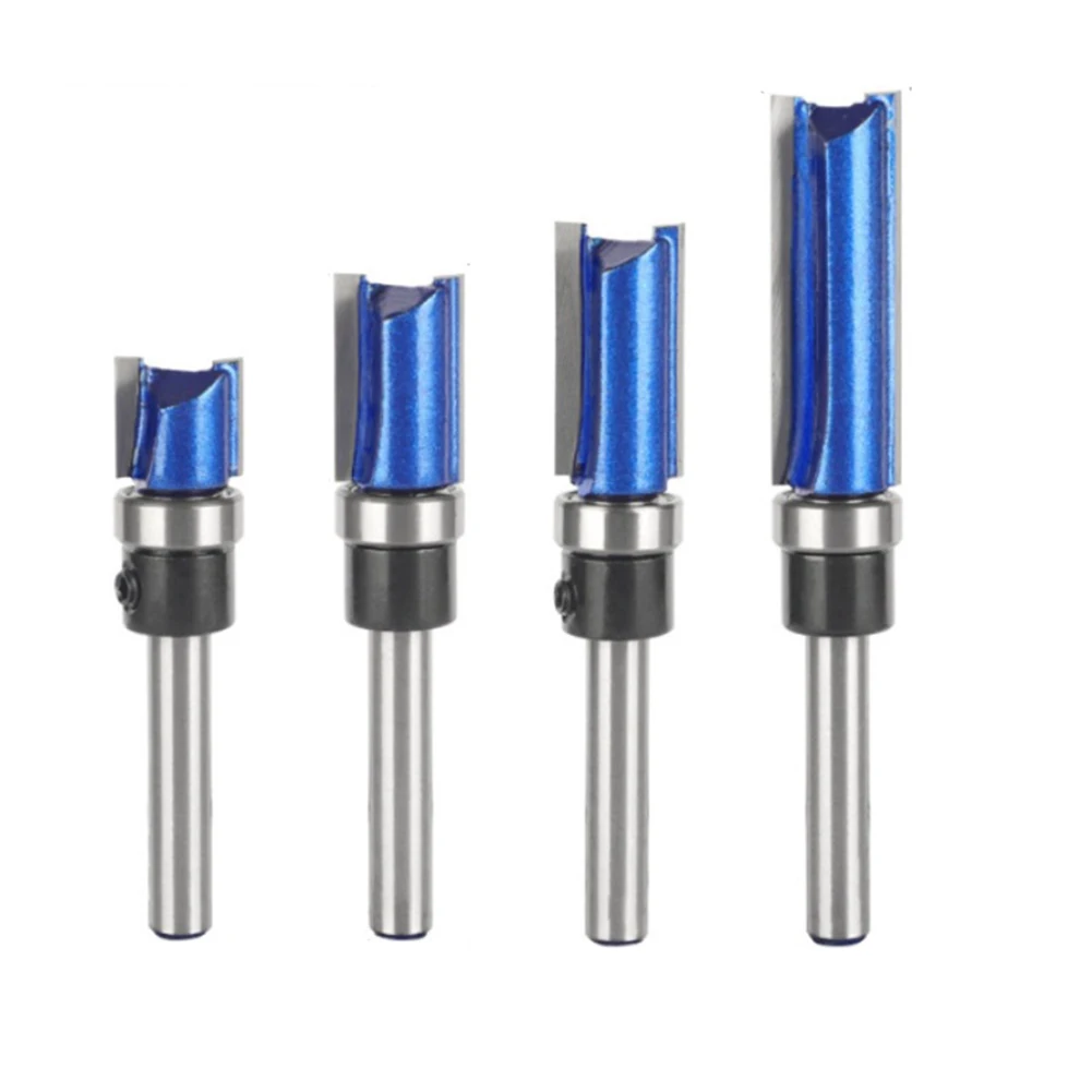 Tool Router Bits Straight Blade Flush Trim Woodworking 11.9/20/25.4/38.1MM 4pcs 6.35mm Shank Accessories Alloy
Tool Router Bits Straight Blade Flush Trim Woodworking 11.9/20/25.4/38.1MM 4pcs 6.35mm Shank Accessories Alloy