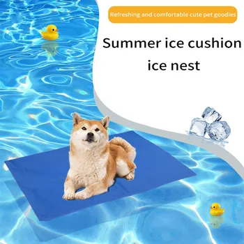 Summer Mat Refrigerant Bed for Dog Pet Cooling Small Breeds Mattress Mat Medium Cold Cats House Indoor Cahorropets Acessorios