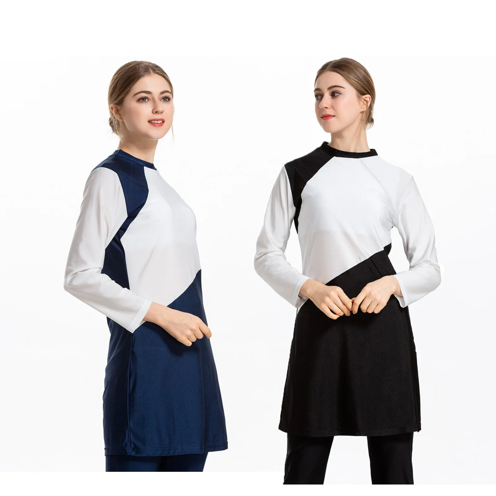 Женский Мусульманский купальник Burkini, скромный купальник с длинным рукавом, закрытый хиджаб с цветочным принтом, топ, шапка, штаны для плавания, купальный костюм
Женский Мусульманский купальник Burkini, скромный купальник с длинным рукавом, закрытый хиджаб с цветочным принтом, топ, шапка, штаны для плавания, купальный костюм