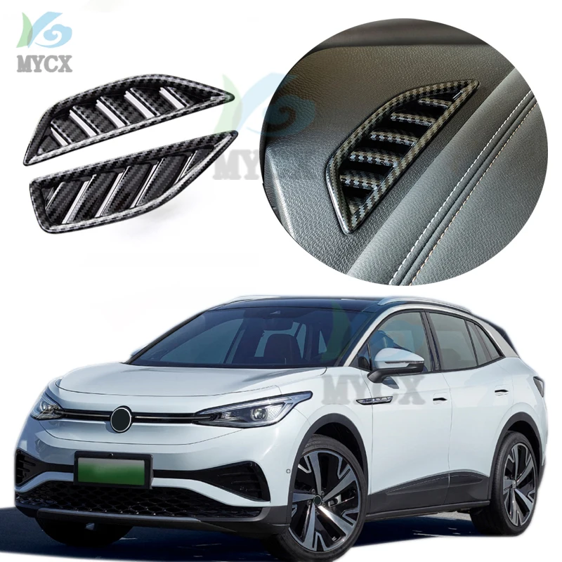 Для Volkswagen VW ID.4X ID.4 ID4 2021 + углеродное волокно Автомобильная приборная панель кондиционер выпускное отверстие крышка отделка рамка стикер аксессуары
Для Volkswagen VW ID.4X ID.4 ID4 2021 + углеродное волокно Автомобильная приборная панель кондиционер выпускное отверстие крышка отделка рамка стикер аксессуары