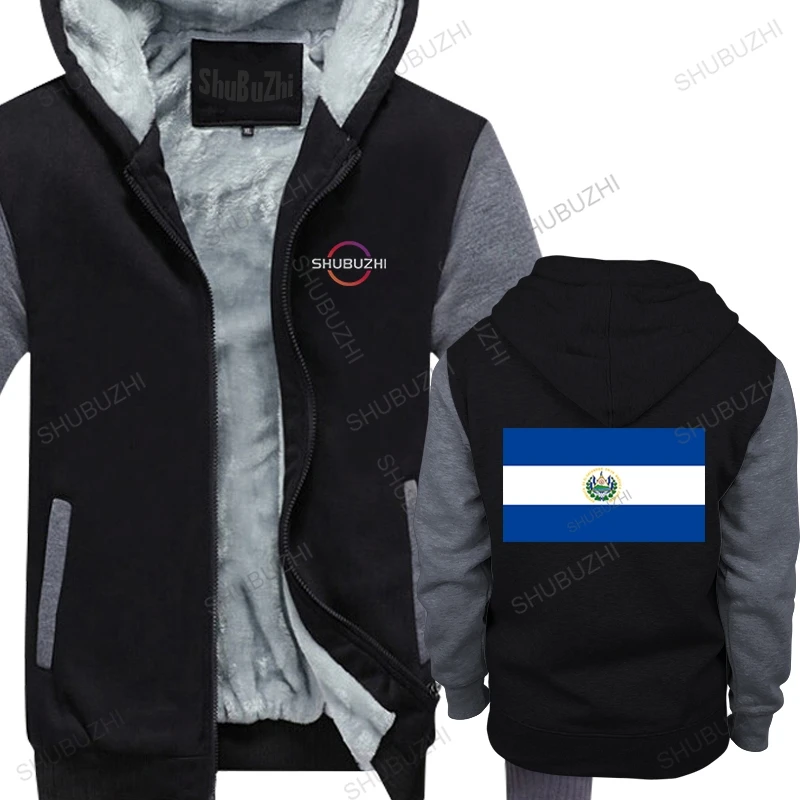 

mens winter cotton shubuzhi brand thick hoodies zipper El Salvador cool sweatshirt homme hoody tops bigger size drop shipping