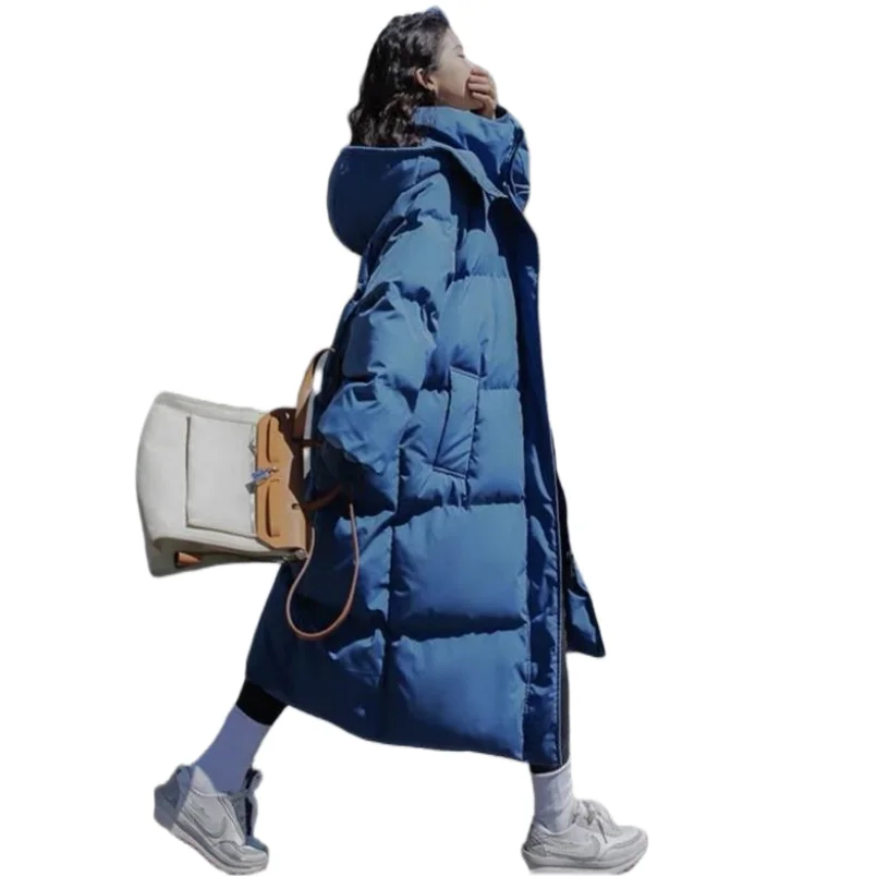 

New Women Clothes Casual Loose Long Coat Winter Warm Thicken Jacket 2024 Snow Wear Padded Jacket abrigos mujer invierno 2024