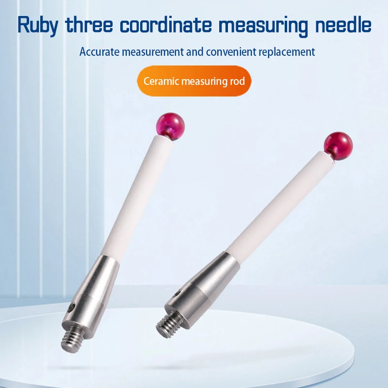 2Pcs CMM Probe Stylus 6mm Ball Tip CMM Contact Probes Ceramic Shafts Probe Testing Accessories For A-5000-3712
2Pcs CMM Probe Stylus 6mm Ball Tip CMM Contact Probes Ceramic Shafts Probe Testing Accessories For A-5000-3712