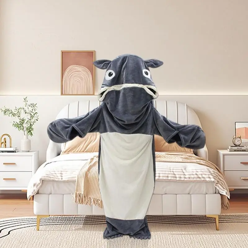 Cartoon Cat sleeping pajamas flannel Jumpsuit wearing blanket Cosplay loose fitting hooded pajama Sleepover Party coseplay dress
Cartoon Cat sleeping pajamas flannel Jumpsuit wearing blanket Cosplay loose fitting hooded pajama Sleepover Party coseplay dress