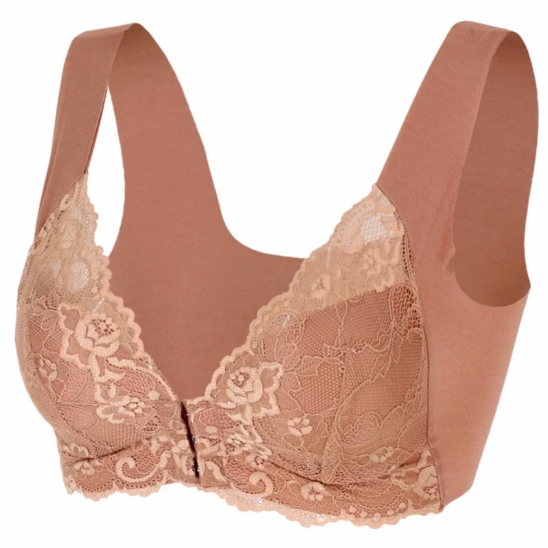 Sexy Underwear Women Push Up Bras for Women Large Size Seamless Lace Bra Front Closure Wireless Gather Brassiere Bralette
Sexy Underwear Women Push Up Bras for Women Large Size Seamless Lace Bra Front Closure Wireless Gather Brassiere Bralette