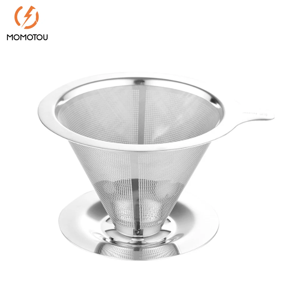 Reusable Double Layer 304 Stainless Steel Coffee Filter Holder Pour Over Coffees Dripper Mesh Coffee Tea Filter Basket Tools
Reusable Double Layer 304 Stainless Steel Coffee Filter Holder Pour Over Coffees Dripper Mesh Coffee Tea Filter Basket Tools