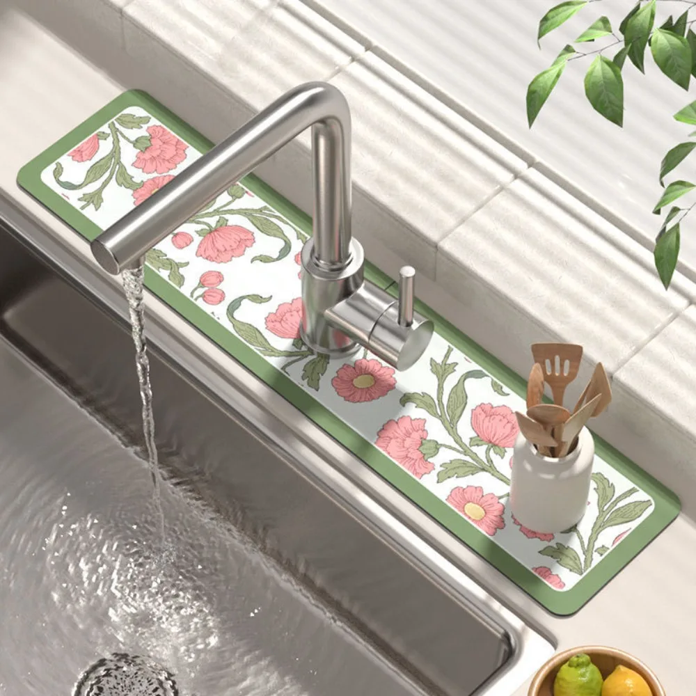 Splash Faucet Draining Mat Diatomite Multifunction Non-Slip Absorbent Pad Convenient Sink Splash Mats
Splash Faucet Draining Mat Diatomite Multifunction Non-Slip Absorbent Pad Convenient Sink Splash Mats