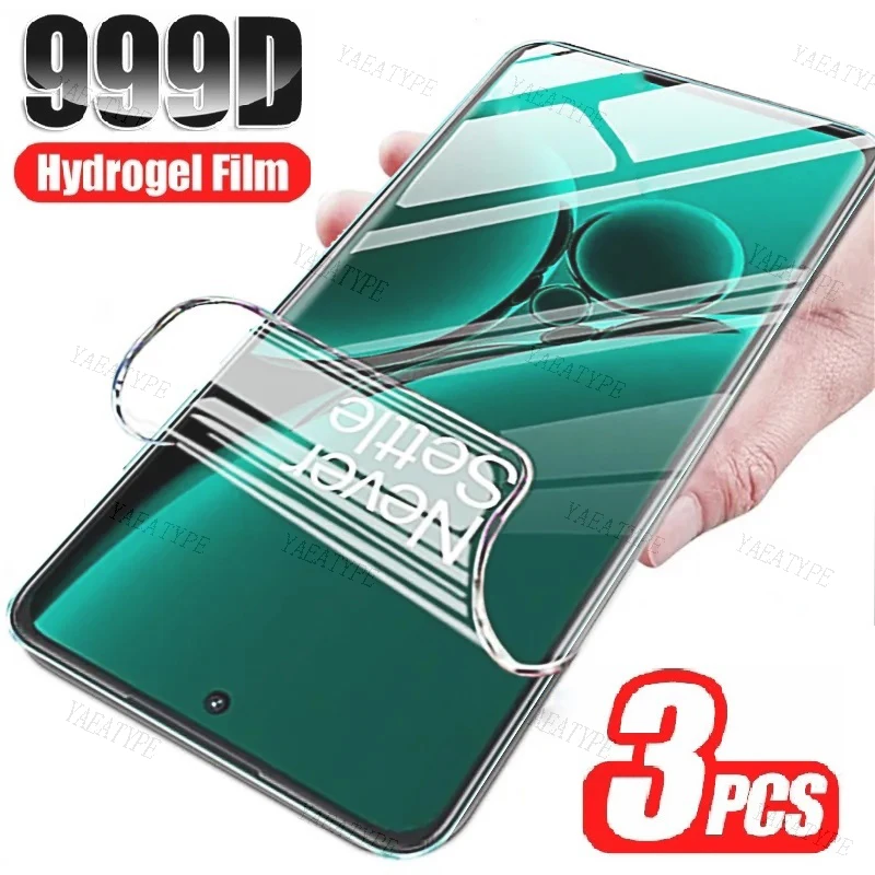 

3PCS Hydrogel Film For OnePlus Nord 3 5G Full Cover Screen Protector Film For Nord CE 3 2 Lite 2T N100 N10 N200 N30 Not Glass