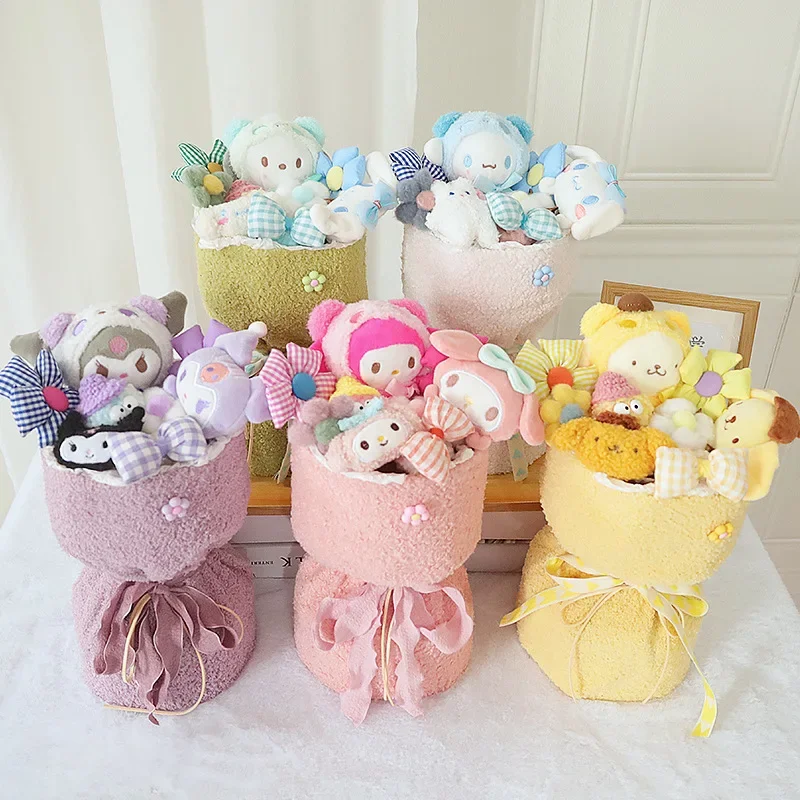 Sanrio Kawaii My Melody Pom Purin Cinnamoroll понравилось Kuromi плюшевые цветы мультфильм Валентина подарок на выпускной
Sanrio Kawaii My Melody Pom Purin Cinnamoroll понравилось Kuromi плюшевые цветы мультфильм Валентина подарок на выпускной