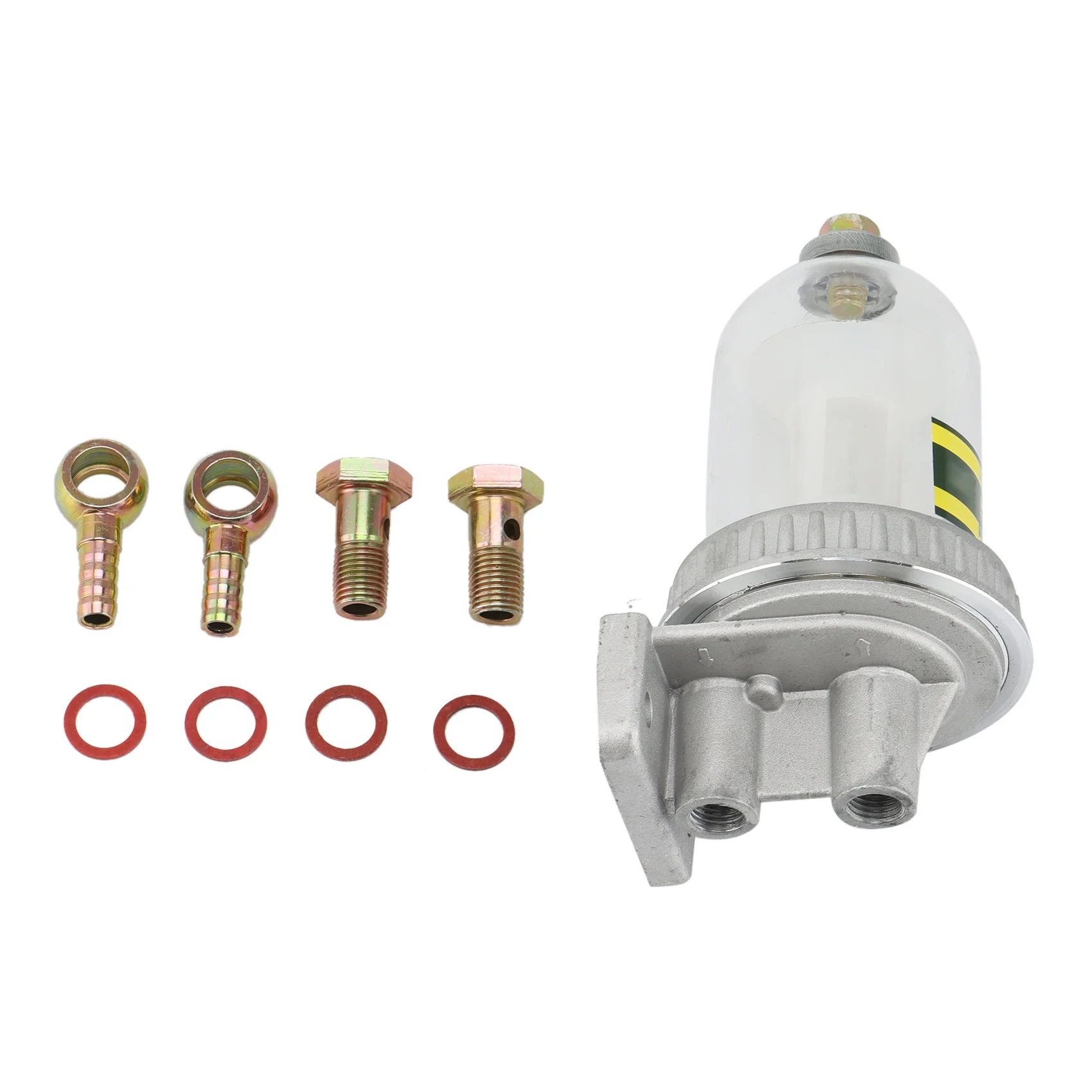 CA141 Coarse Filter Fuel Water Separation Precipitator Cup with Drain Retrofit Fuel Filter with 10mm Connector
CA141 Coarse Filter Fuel Water Separation Precipitator Cup with Drain Retrofit Fuel Filter with 10mm Connector