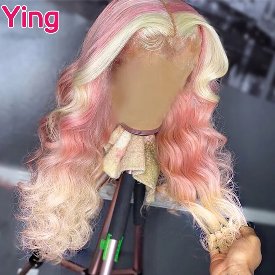 Highlight Pink with 613 Blonde Body Wave Lace Front Wigs Brazilian 100% Human Hair Wigs for Women Transparent Lace Frontal Wigs
Highlight Pink with 613 Blonde Body Wave Lace Front Wigs Brazilian 100% Human Hair Wigs for Women Transparent Lace Frontal Wigs