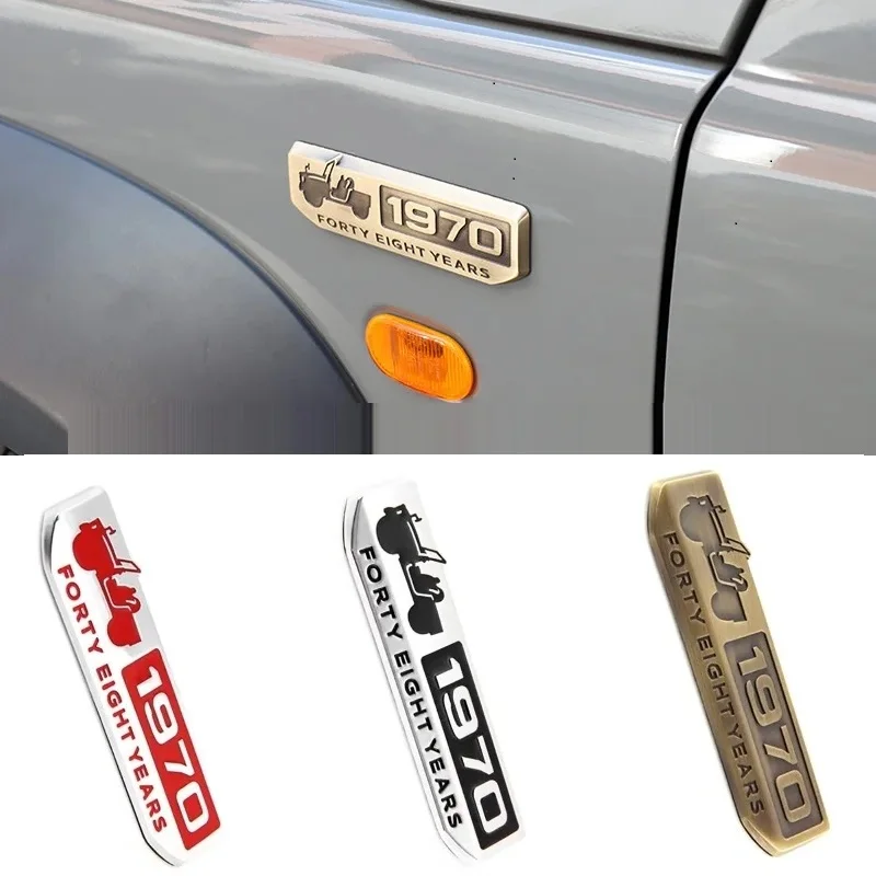 For Suzuki Jimny JB23 JB43 JB64 JB74 2007-2021 Car Logo 1970 Commemorative Mark Metal 3D Sticker Exterior Accessories
For Suzuki Jimny JB23 JB43 JB64 JB74 2007-2021 Car Logo 1970 Commemorative Mark Metal 3D Sticker Exterior Accessories
