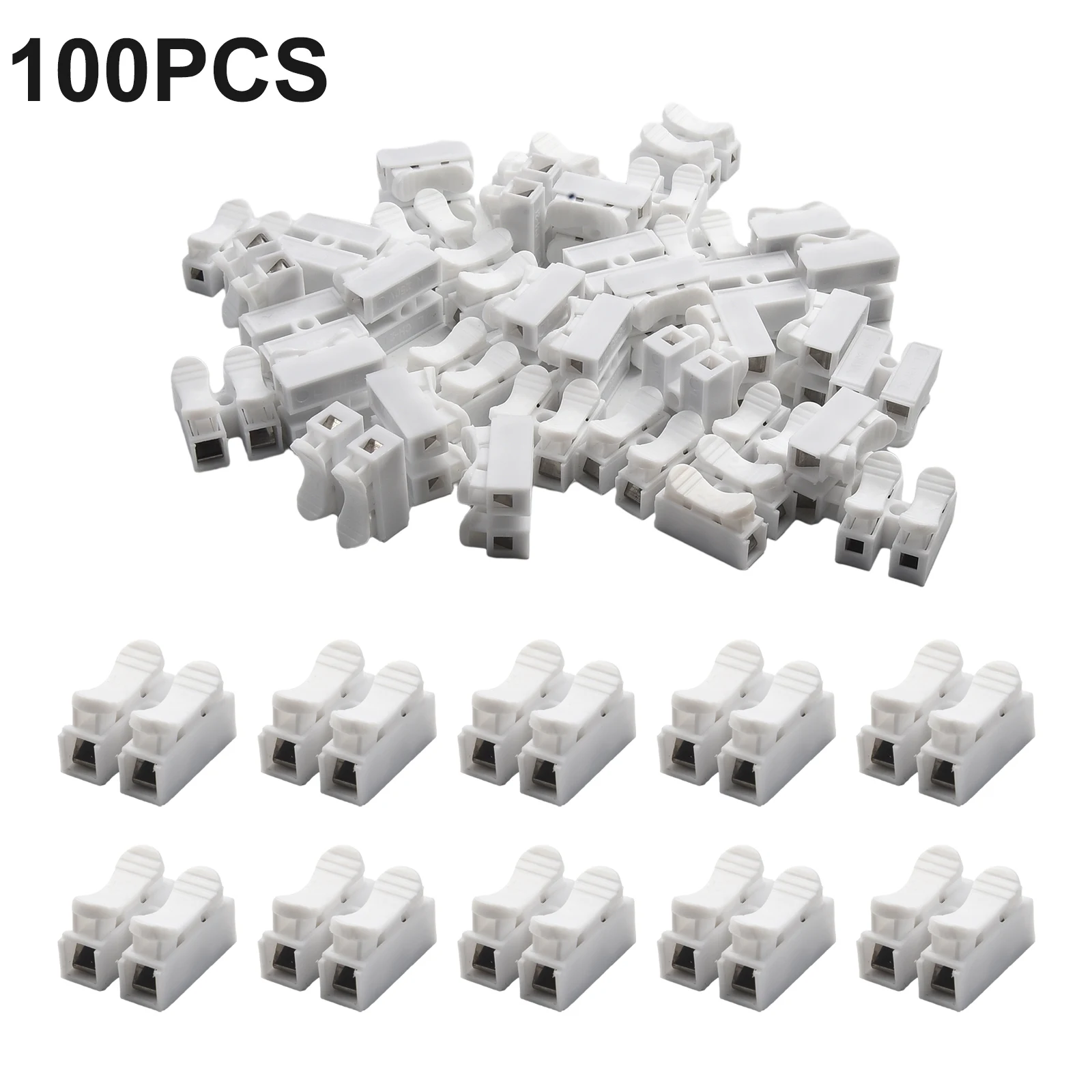 100pcs Push-in Quick Cable Connector For Lighting Electric Automotive Wiring Motor Electric Control Electric Power Household
100pcs Push-in Quick Cable Connector For Lighting Electric Automotive Wiring Motor Electric Control Electric Power Household