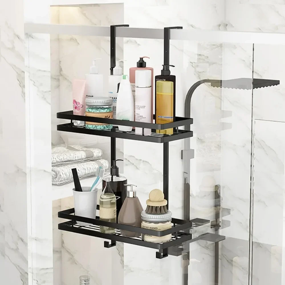 Storage Hanging Bath Shelf No Drill Basket Holder Single Double Layer Shower Shampoo Stainless Steel Bathroom Nordic Accessories
Storage Hanging Bath Shelf No Drill Basket Holder Single Double Layer Shower Shampoo Stainless Steel Bathroom Nordic Accessories