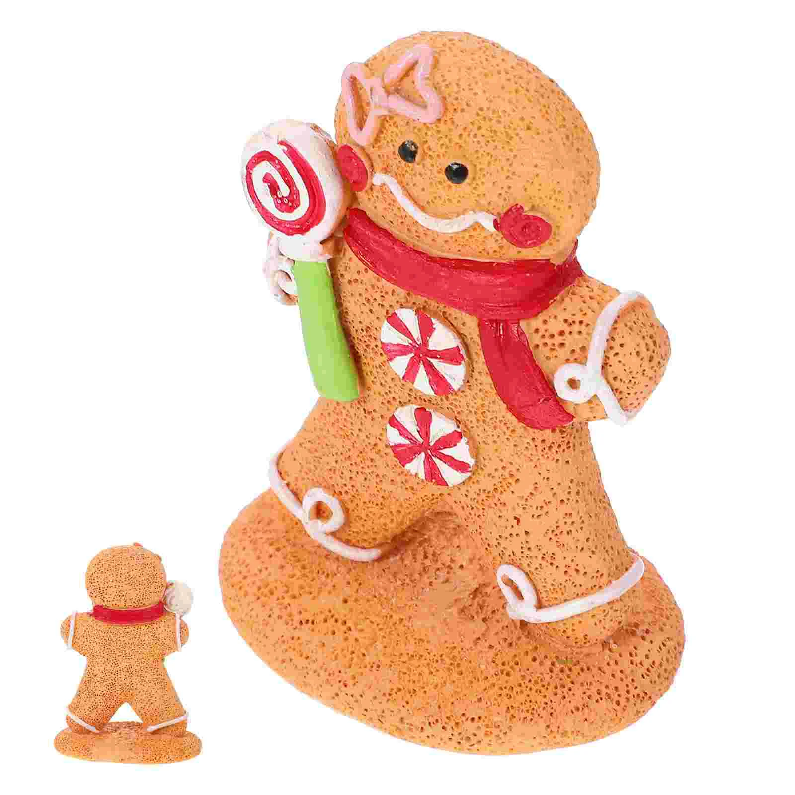 Christmas Tabletop Decorations Resin Gingerbread Men Lollipop Figurines Xmas Cartoon Gingerbread Display Statue
Christmas Tabletop Decorations Resin Gingerbread Men Lollipop Figurines Xmas Cartoon Gingerbread Display Statue