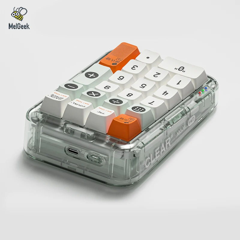 MelGeek Mojopad numpad See-through Custom Programmable Mechanical Keyboard Hotswappable Bluetooth 2.4G
MelGeek Mojopad numpad See-through Custom Programmable Mechanical Keyboard Hotswappable Bluetooth 2.4G
