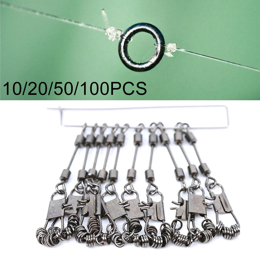 

10/20/50pcs Small Oval-tippet Rings O-Ring- Rio Leader Fly Fishing Anti-Rust Super Strong 2mm Stainless Steel Fishing Tools