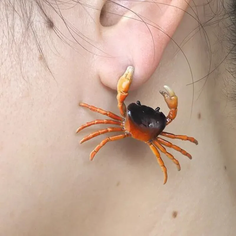 Korean Ocean Style Cute Crab Earrings for Women Summer Simple Trend Animal Necklace Ear Studs Beach Party Jewelry Gifts
Korean Ocean Style Cute Crab Earrings for Women Summer Simple Trend Animal Necklace Ear Studs Beach Party Jewelry Gifts