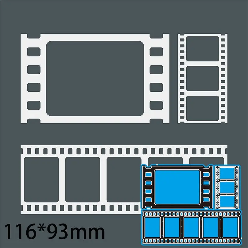 Film Frame Metal Cut Dies Stencils for Scrapbooking Stamp/Photo Album Decorative Embossing DIY Paper Cards
Film Frame Metal Cut Dies Stencils for Scrapbooking Stamp/Photo Album Decorative Embossing DIY Paper Cards