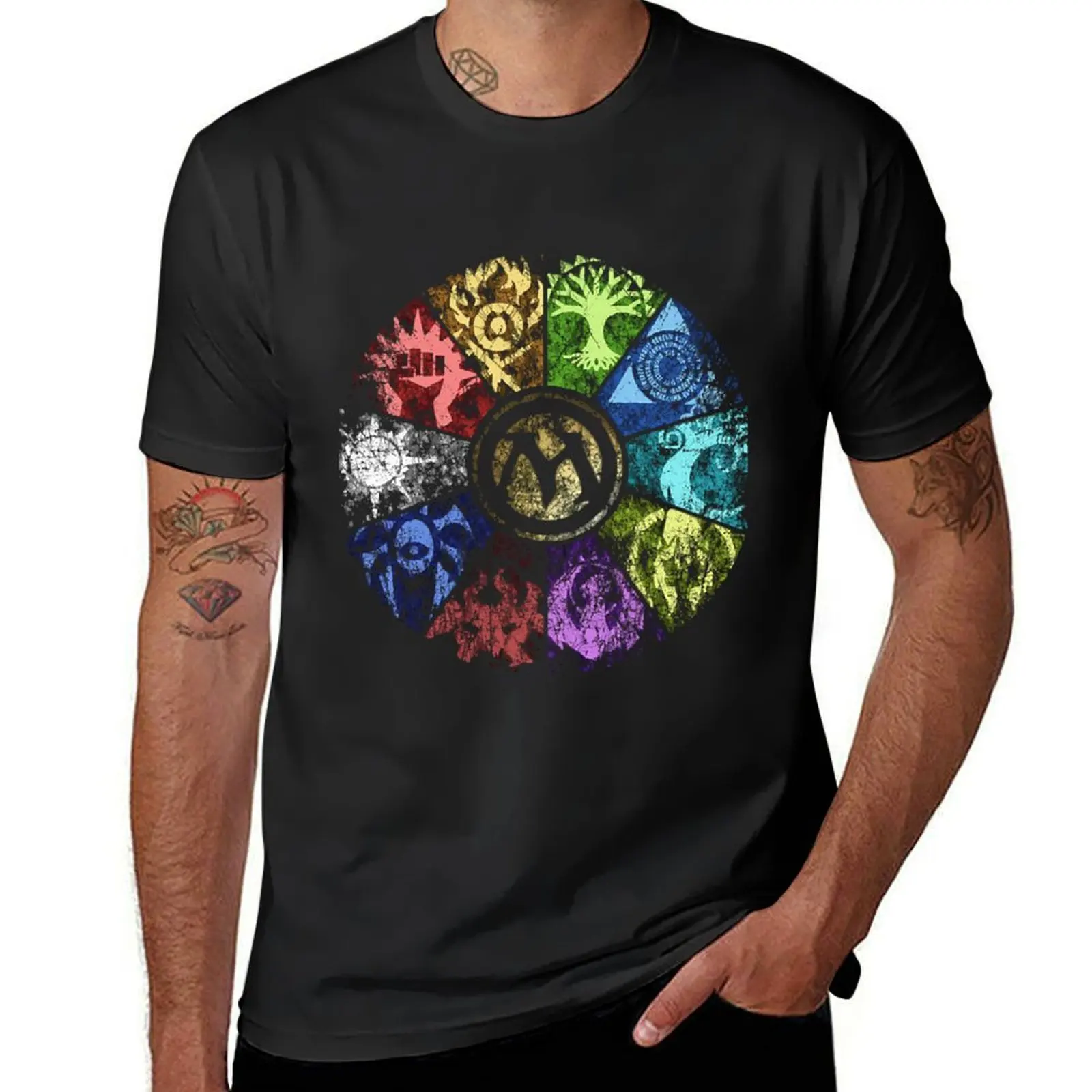 MTG Faded Guild Wheel T-Shirt cute clothes boys animal print blacks mens workout shirts
MTG Faded Guild Wheel T-Shirt cute clothes boys animal print blacks mens workout shirts