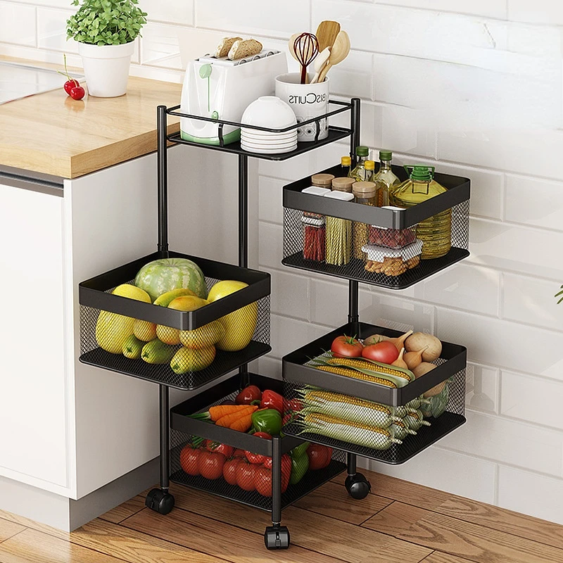 Square Multi-layer Rotating Storage Shelf Kitchen Accessories Items Seasoning Bottle Vegetable Storage Baskets Home Organizer
Square Multi-layer Rotating Storage Shelf Kitchen Accessories Items Seasoning Bottle Vegetable Storage Baskets Home Organizer