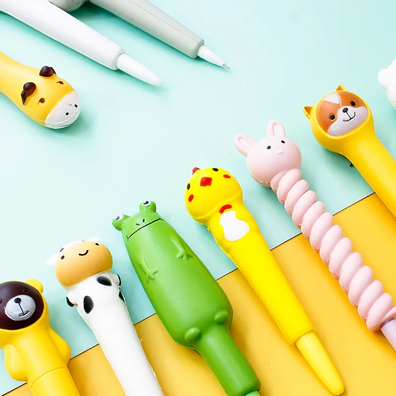 20pcs Cute cartoon decompression pen rabbit Alpaca dinosaur bear neutral pen kneading recoverable venting decompression pen
20pcs Cute cartoon decompression pen rabbit Alpaca dinosaur bear neutral pen kneading recoverable venting decompression pen