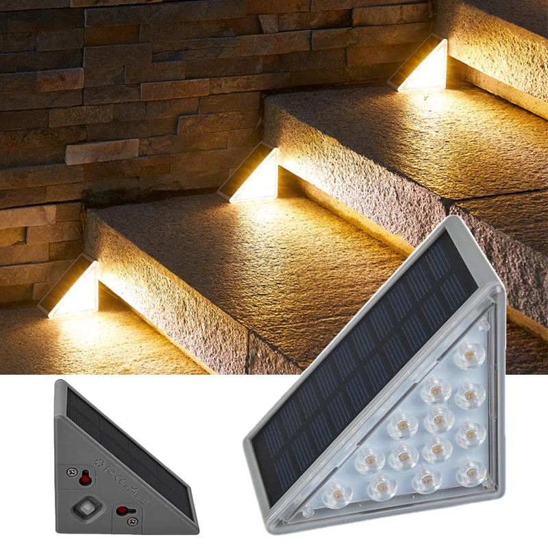 Solar Lights Outdoor Triangle Induction Step Lamp Waterproof Solar Led Lights Outdoor Garden Decoration for Fence Solar Lamp
Solar Lights Outdoor Triangle Induction Step Lamp Waterproof Solar Led Lights Outdoor Garden Decoration for Fence Solar Lamp