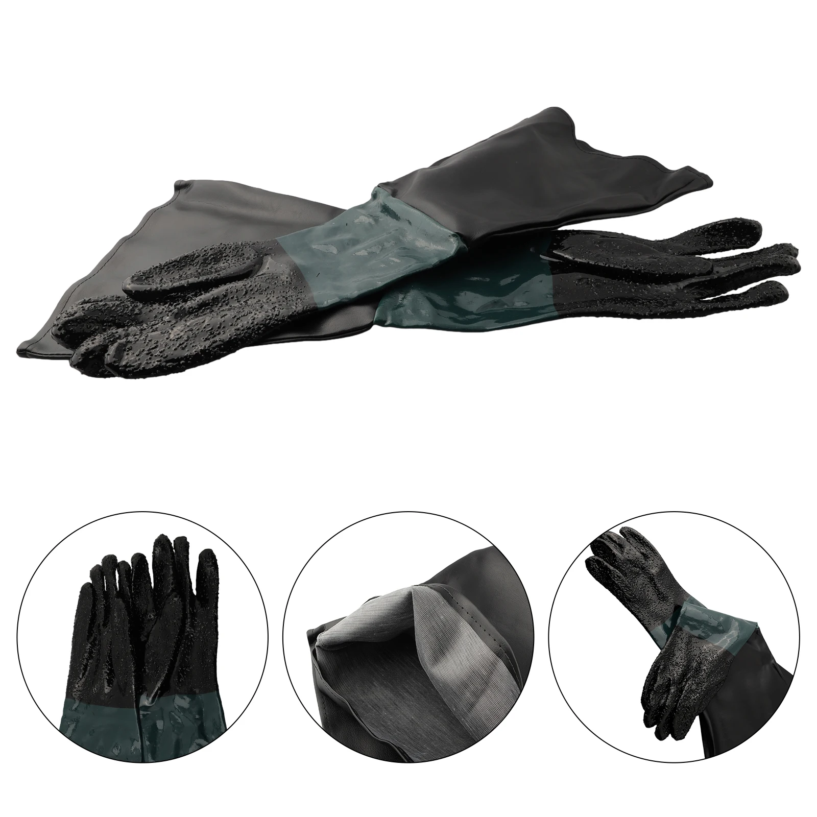 Sandblasting Gloves 25.5x11.8Inch Work Gloves For Sandblaster Sand Blast Cabinet Pneumatic Tools Power Tools Sandblasters Parts
Sandblasting Gloves 25.5x11.8Inch Work Gloves For Sandblaster Sand Blast Cabinet Pneumatic Tools Power Tools Sandblasters Parts