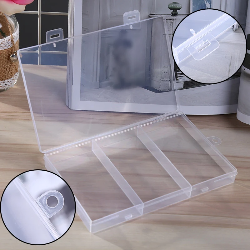 1pc PP Plastic 3 Grids Plastic Clear Jewelry Organizer Fishing Gear Storage Box Container Case Hook Design 17.5cm * 11cm * 2cm
1pc PP Plastic 3 Grids Plastic Clear Jewelry Organizer Fishing Gear Storage Box Container Case Hook Design 17.5cm * 11cm * 2cm