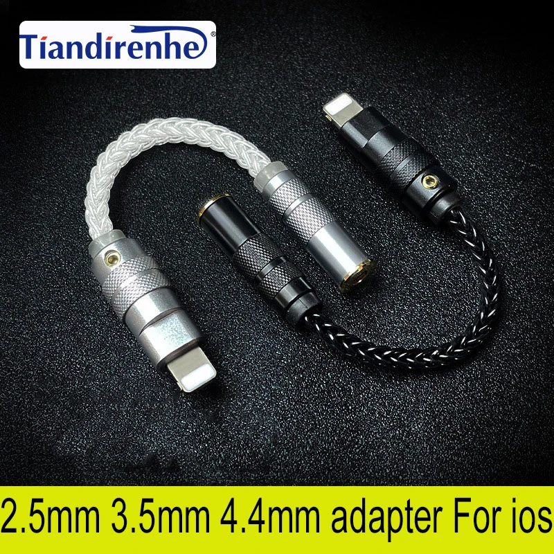 New HiFi Adapter 2.5mm 3.5mm 4.4mm Audio cable for i Phone14 11/12/13 pro X XS XR Aux decoding 99.999%Sterling silver cable
New HiFi Adapter 2.5mm 3.5mm 4.4mm Audio cable for i Phone14 11/12/13 pro X XS XR Aux decoding 99.999%Sterling silver cable