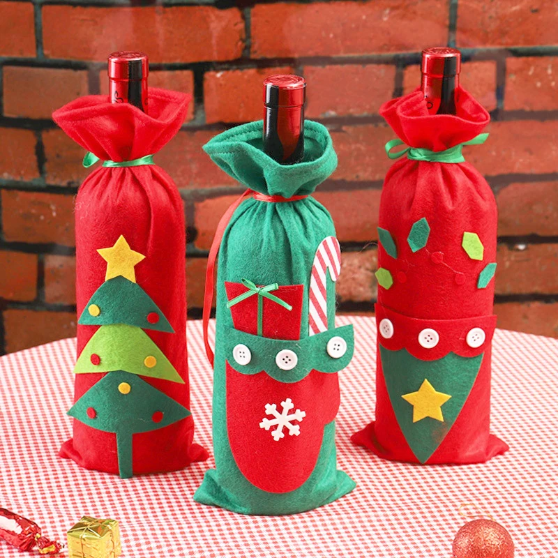 Creative Christmas Wine Bottle Atmosphere Decoration Set Family Christmas Holiday Tabletop Decoration 2024 New Year Joy Ornament
Creative Christmas Wine Bottle Atmosphere Decoration Set Family Christmas Holiday Tabletop Decoration 2024 New Year Joy Ornament