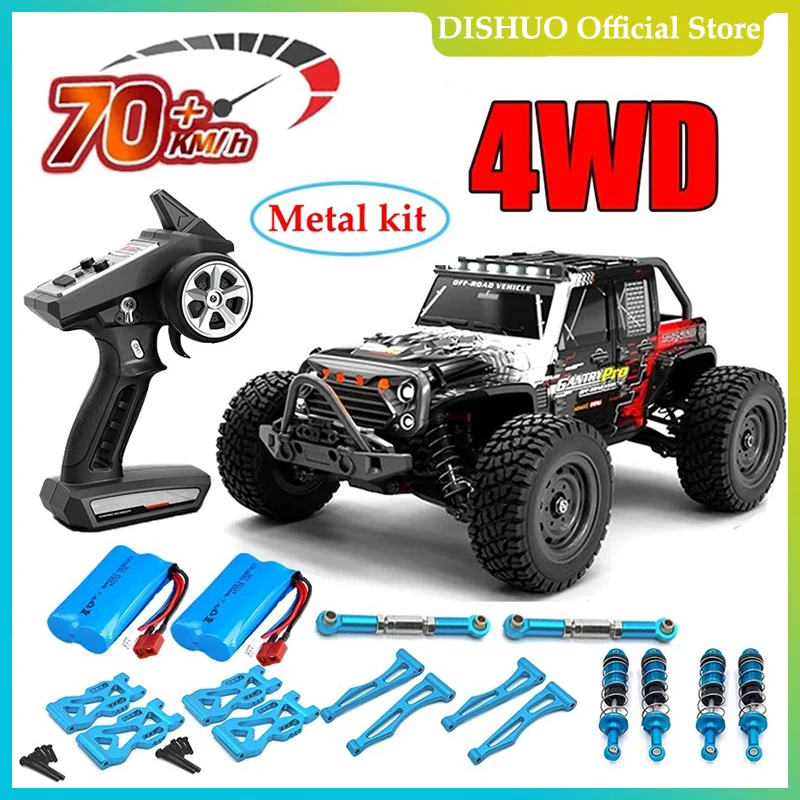 

Rc Cars 16103Pro 50km/h or 70km/h with LED 1/16 Brushless Moter 4WD Off Road 4x4 High Speed Drift Monster Truck Kids Toys Gift