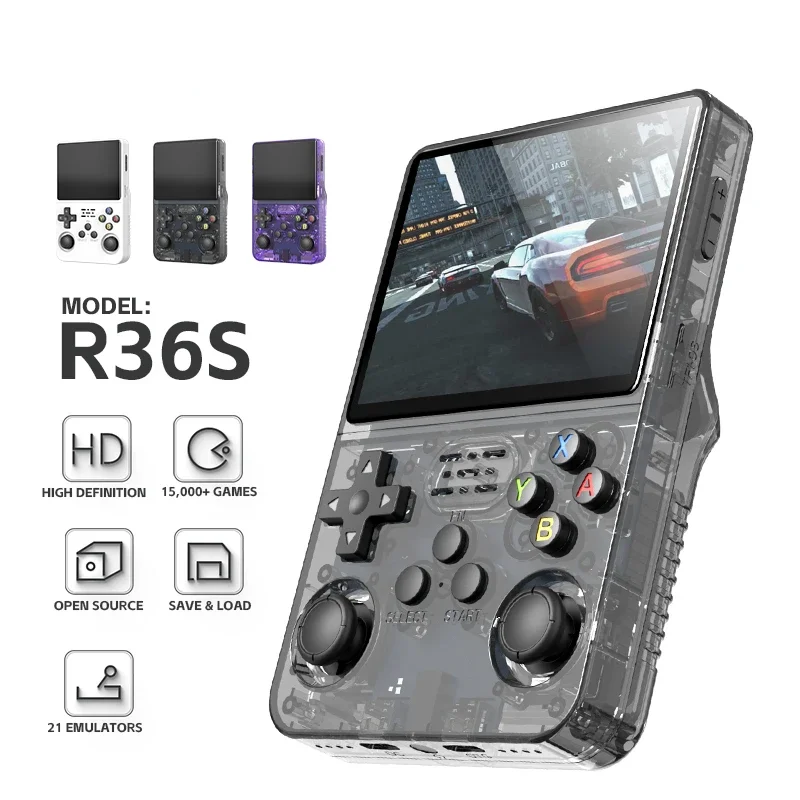 R36S Retro Handheld Video Game Console Linux System 3.5 Inch IPS Screen R35S Plus Portable Pocket Video Player
R36S Retro Handheld Video Game Console Linux System 3.5 Inch IPS Screen R35S Plus Portable Pocket Video Player