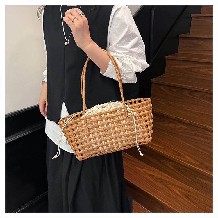 Vegetable basket women straw bags female summmer beach bag lady travel bags designer handbag handmade woven rattan bag shoulder 10 Sf92adfca25524d8aab03a3c59c5500426