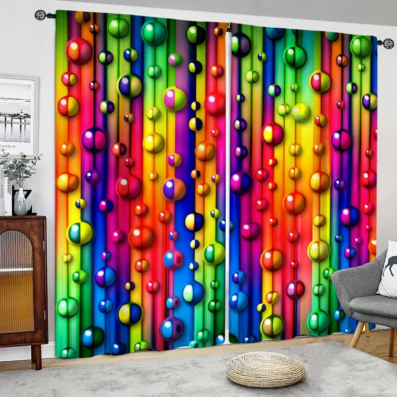 2pcs Multicolour Pattern Curtain Rod Pocket Curtain Semi Blackout Window Curtains Decorative Curtain For Living Room Bedroom
2pcs Multicolour Pattern Curtain Rod Pocket Curtain Semi Blackout Window Curtains Decorative Curtain For Living Room Bedroom