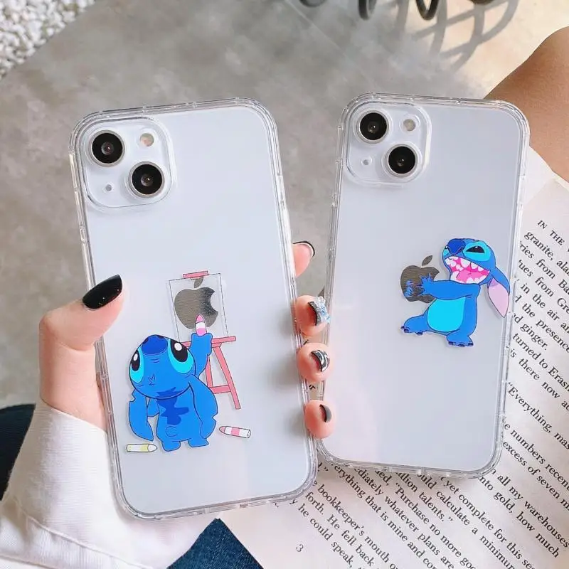 Оригинальный Стич, чехол для Iphone 14/13/12/11/x серии Kawaii, прозрачный чехол из ТПУ с защитой от падения
Оригинальный Стич, чехол для Iphone 14/13/12/11/x серии Kawaii, прозрачный чехол из ТПУ с защитой от падения