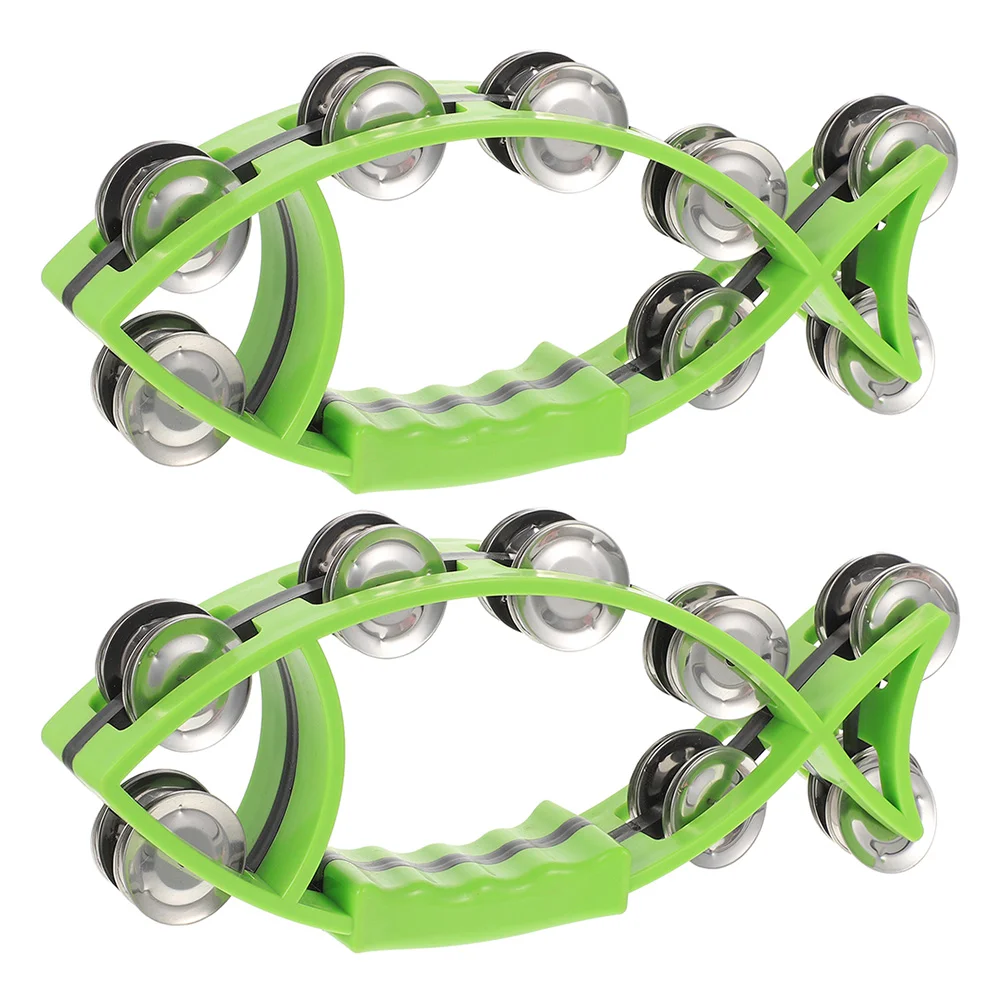2pcs Hand Bells Toys Music Toys Fish Shaped Shaking Bells Tambourine Toys Percussion Instruments
2pcs Hand Bells Toys Music Toys Fish Shaped Shaking Bells Tambourine Toys Percussion Instruments