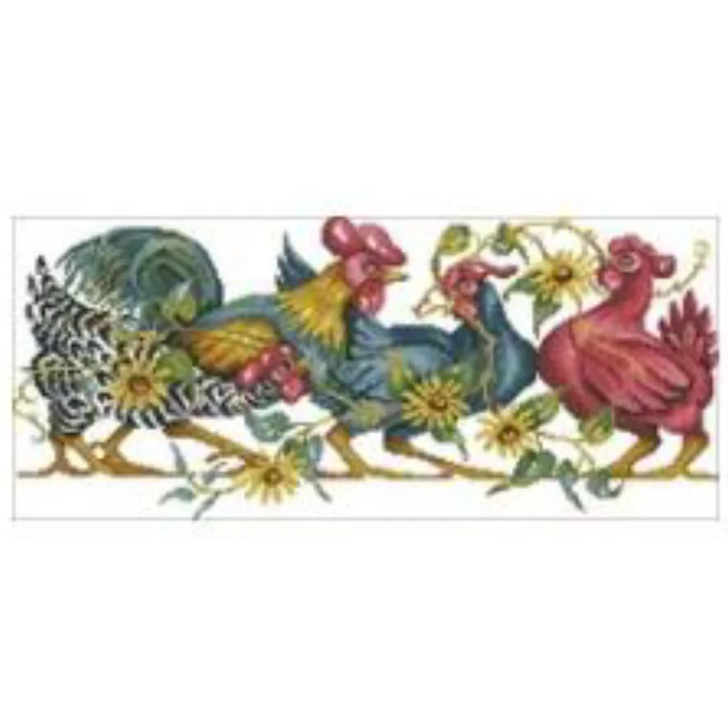 xiaoyi cotton self-matching cross stitch Cross stitch RS cotton comes with no prints Magazine - four colorful chickens
xiaoyi cotton self-matching cross stitch Cross stitch RS cotton comes with no prints Magazine - four colorful chickens