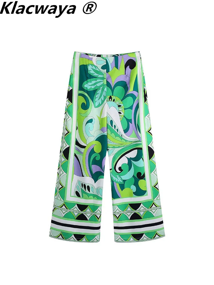 Klacwaya Women Pants 2022 Casual Printed Wide Leg Pants Women Clothing High Waisted Trousers
Klacwaya Women Pants 2022 Casual Printed Wide Leg Pants Women Clothing High Waisted Trousers