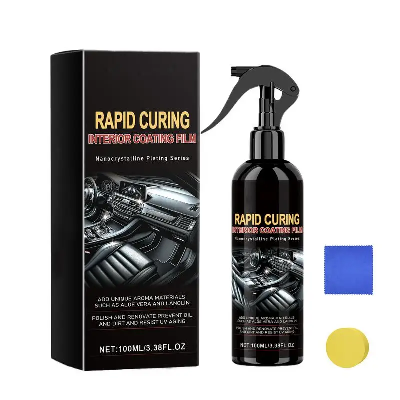 Car Interior Cleaner 100ml Mild Liquid Car Cleaner Spray Odorless Multifunctional Car Maintenance Supplies For Tires
Car Interior Cleaner 100ml Mild Liquid Car Cleaner Spray Odorless Multifunctional Car Maintenance Supplies For Tires