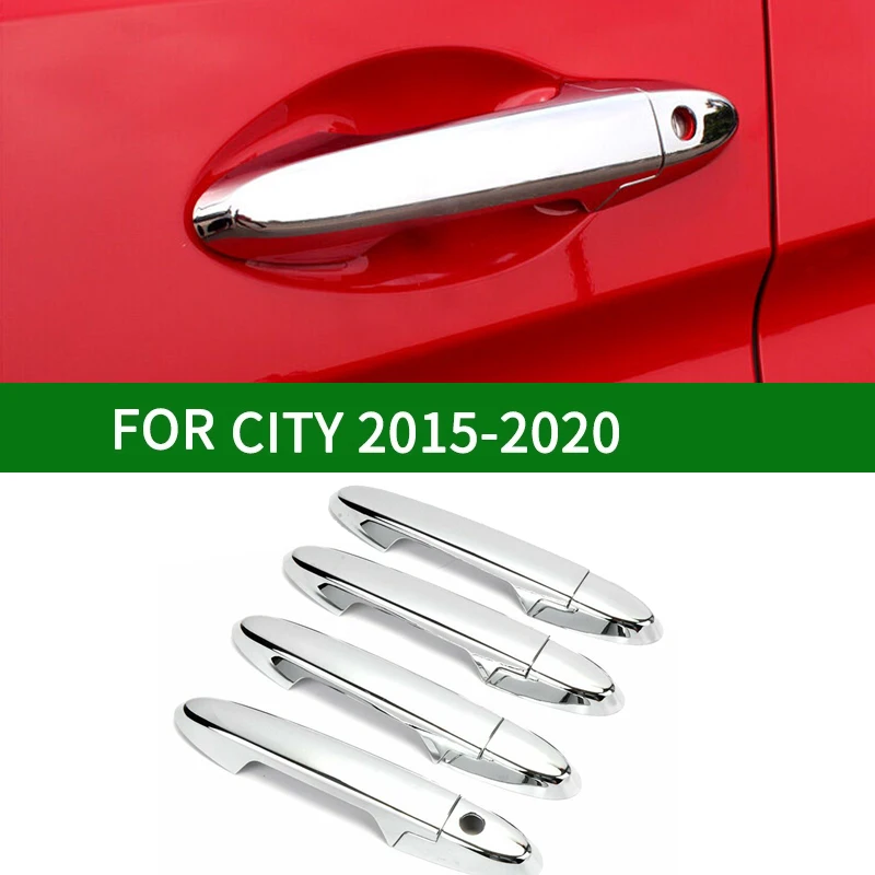 Chrome Car Outside Exterior Side Door Handle Protector Cover Trim for Honda CITY 2015-2020
Chrome Car Outside Exterior Side Door Handle Protector Cover Trim for Honda CITY 2015-2020