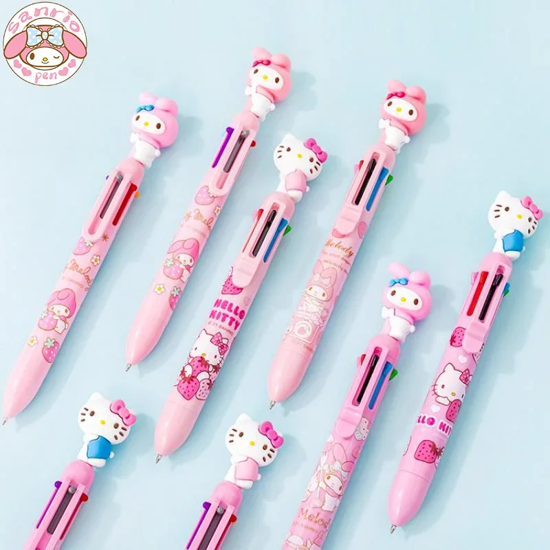 Ручка шариковая Sanrio диаметром 6 шт., с принтом Hello Kitty Melody, милые студенческие Письменные ручки, офисные канцелярские принадлежности, детские подарки
Ручка шариковая Sanrio диаметром 6 шт., с принтом Hello Kitty Melody, милые студенческие Письменные ручки, офисные канцелярские принадлежности, детские подарки