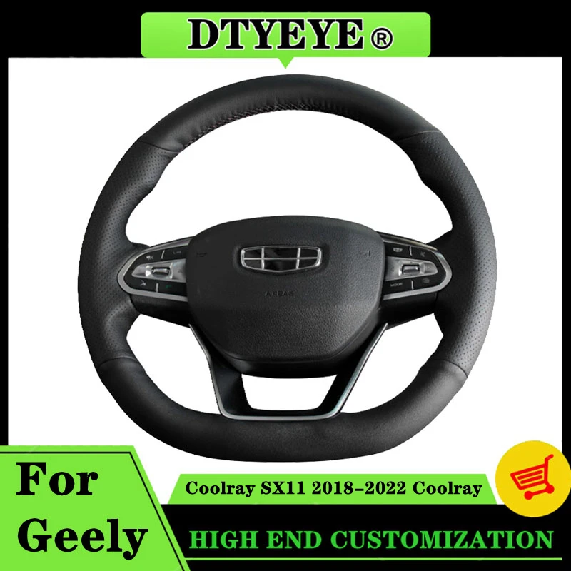 Car Steering Wheel Cover For Geely Coolray SX11 2018-2022 Coolray Customized DIY Car Accessory Original Steering Wheel Braid
Car Steering Wheel Cover For Geely Coolray SX11 2018-2022 Coolray Customized DIY Car Accessory Original Steering Wheel Braid