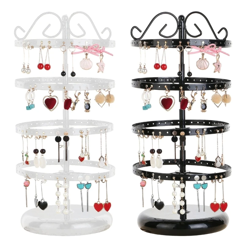 Jewelry Display Stand 5 Tiers Metal Rotating Earring Holder Jewelry Display Rack X3UD
Jewelry Display Stand 5 Tiers Metal Rotating Earring Holder Jewelry Display Rack X3UD