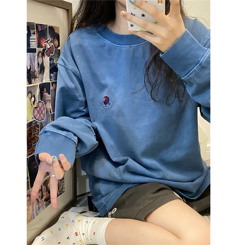 CAVEMPT Round Neck Pullover Plant Batik Embroidery Women's Head Men's And Women's Long Sleeves
CAVEMPT Round Neck Pullover Plant Batik Embroidery Women's Head Men's And Women's Long Sleeves