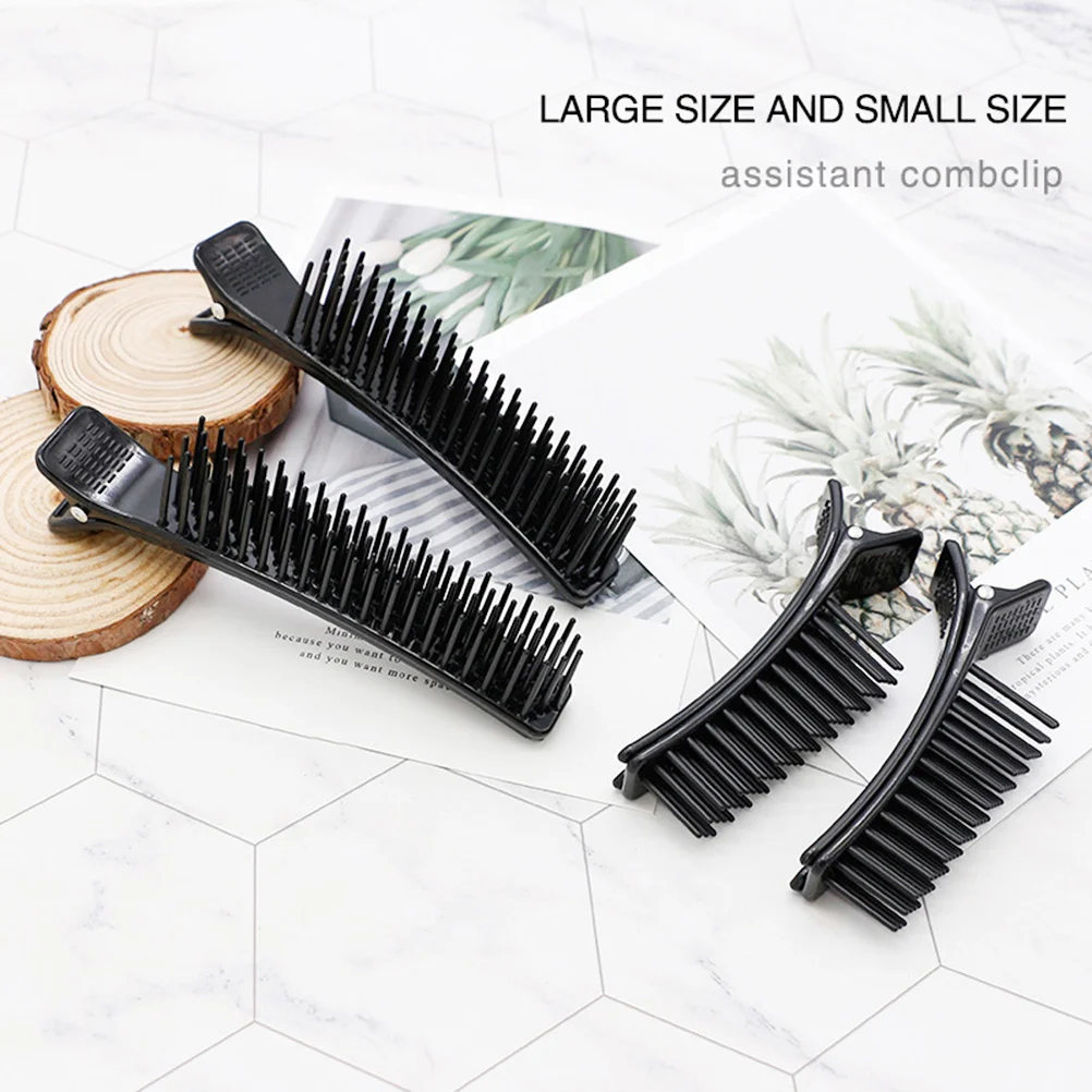 

Plastic Layered Hair Clip Bang Sectioning Clips 2Pcs Multi-Purpose Hair Styling Clamps