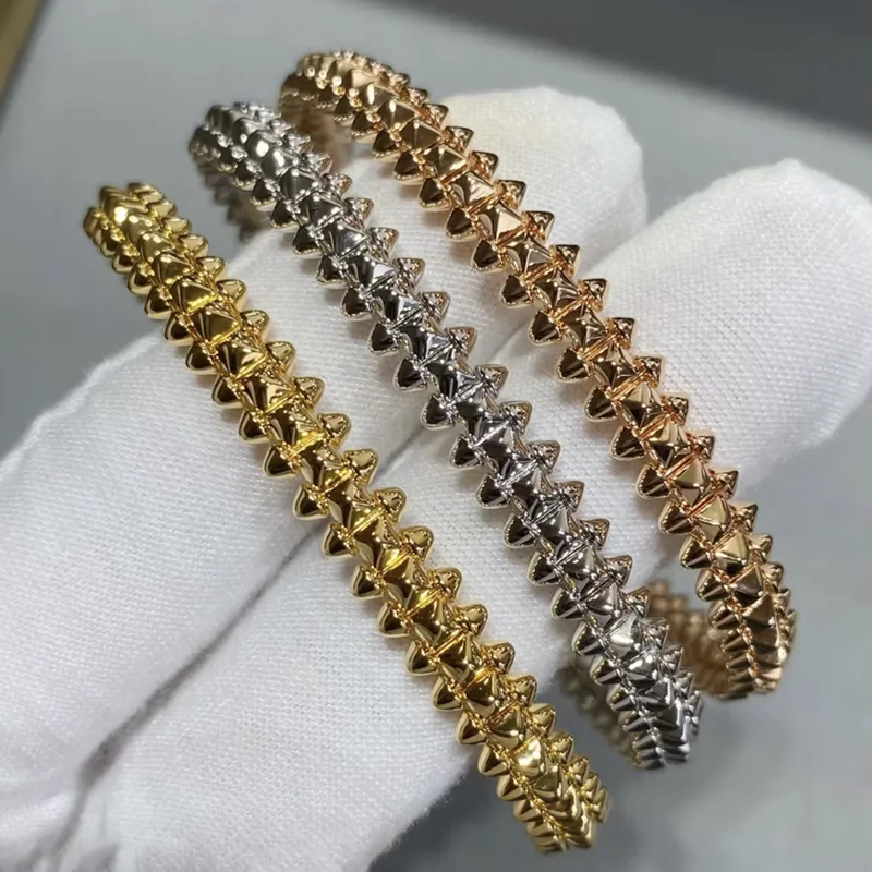 SFE 925 Sterling Silver High Quality Fashion Exquisite Riveted Bracelet Ladies Temperament Luxury Jewelry Gift To Friends
SFE 925 Sterling Silver High Quality Fashion Exquisite Riveted Bracelet Ladies Temperament Luxury Jewelry Gift To Friends