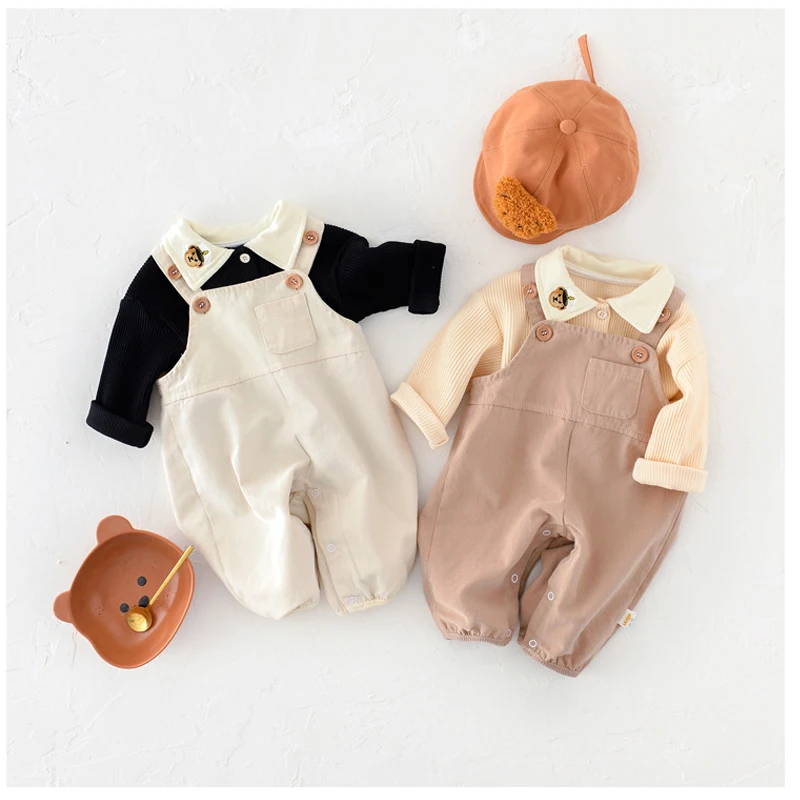 2022 Korean Autumn Baby Romper Casual Baby Overalls Infant Girl Cotton Jumpsuit Toddler Boy Loose Suspender Pant Newborn Clothes 
2022 Korean Autumn Baby Romper Casual Baby Overalls Infant Girl Cotton Jumpsuit Toddler Boy Loose Suspender Pant Newborn Clothes