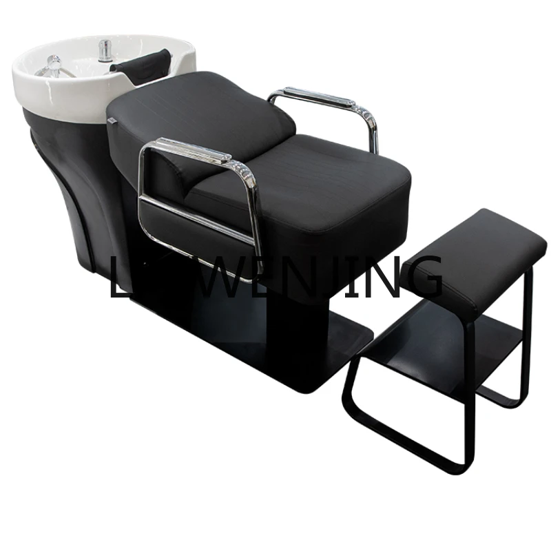 RWJ Lying Half Hair Salon Shampoo Chair Deepening Ceramic Basin Massage Flushing Bed
RWJ Lying Half Hair Salon Shampoo Chair Deepening Ceramic Basin Massage Flushing Bed